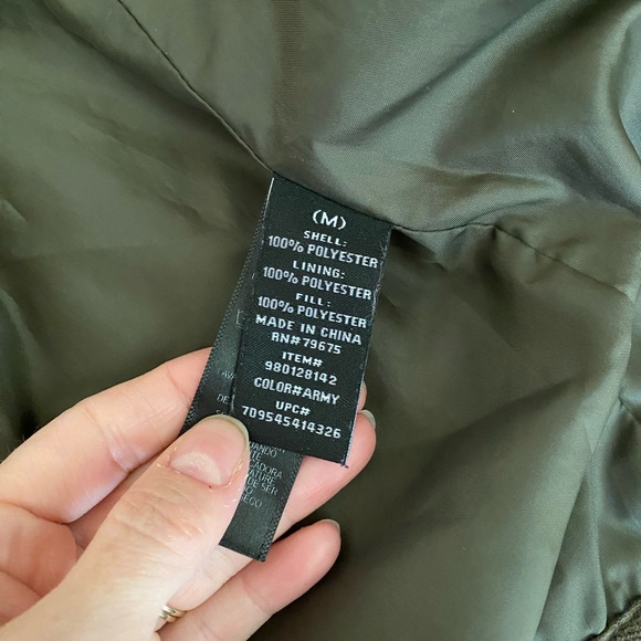 Lucky Brand Diamond Quilted Jacket Green - Picture 7 of 9